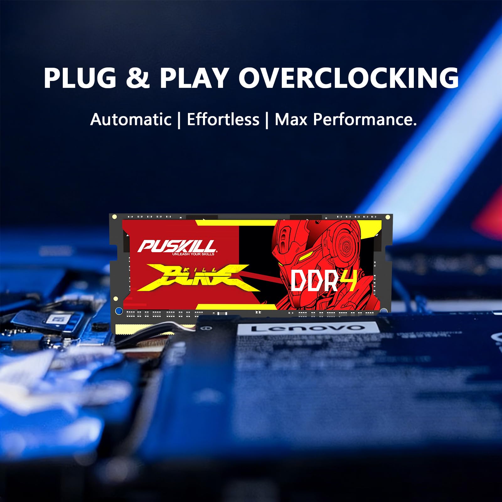 PUSKILL DDR4 Laptop RAM 16GB Kit (2x8GB) 3200MHz (PC4-25600) 260